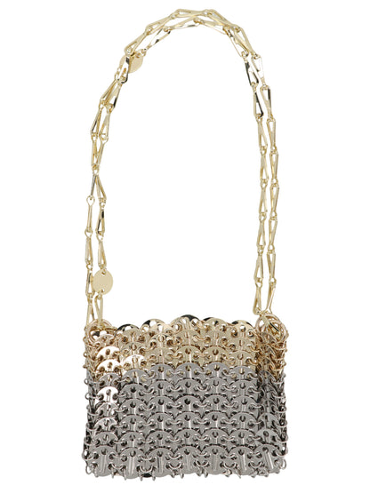Paco Rabanne Schultertasche aus mehrfarbigem Messing