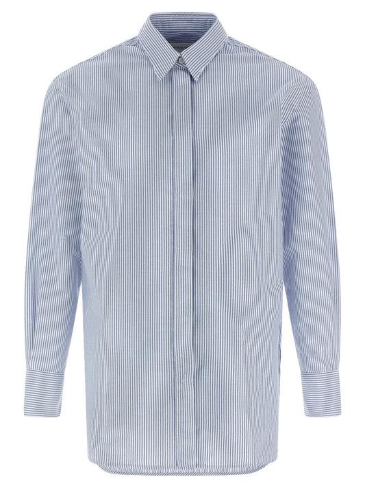 Golden Goose Blaue Baumwollbluse