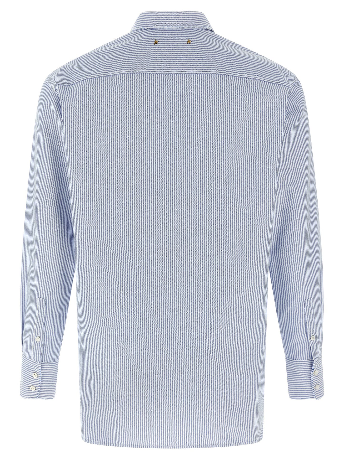 Golden Goose Blaue Baumwollbluse