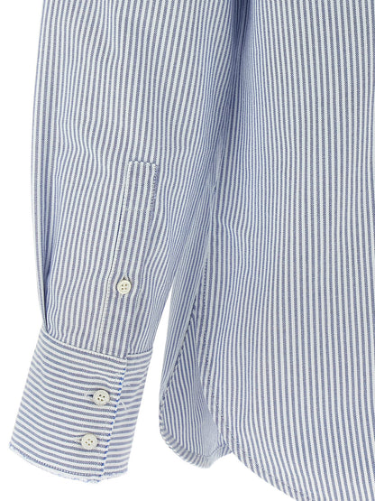 Golden Goose Blaue Baumwollbluse
