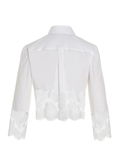 Dolce & Gabbana Weiße Baumwollbluse