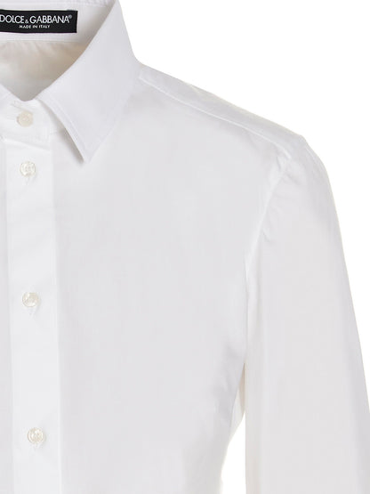 Dolce & Gabbana Weiße Baumwollbluse