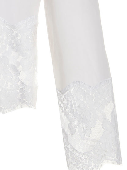 Dolce & Gabbana Weiße Baumwollbluse