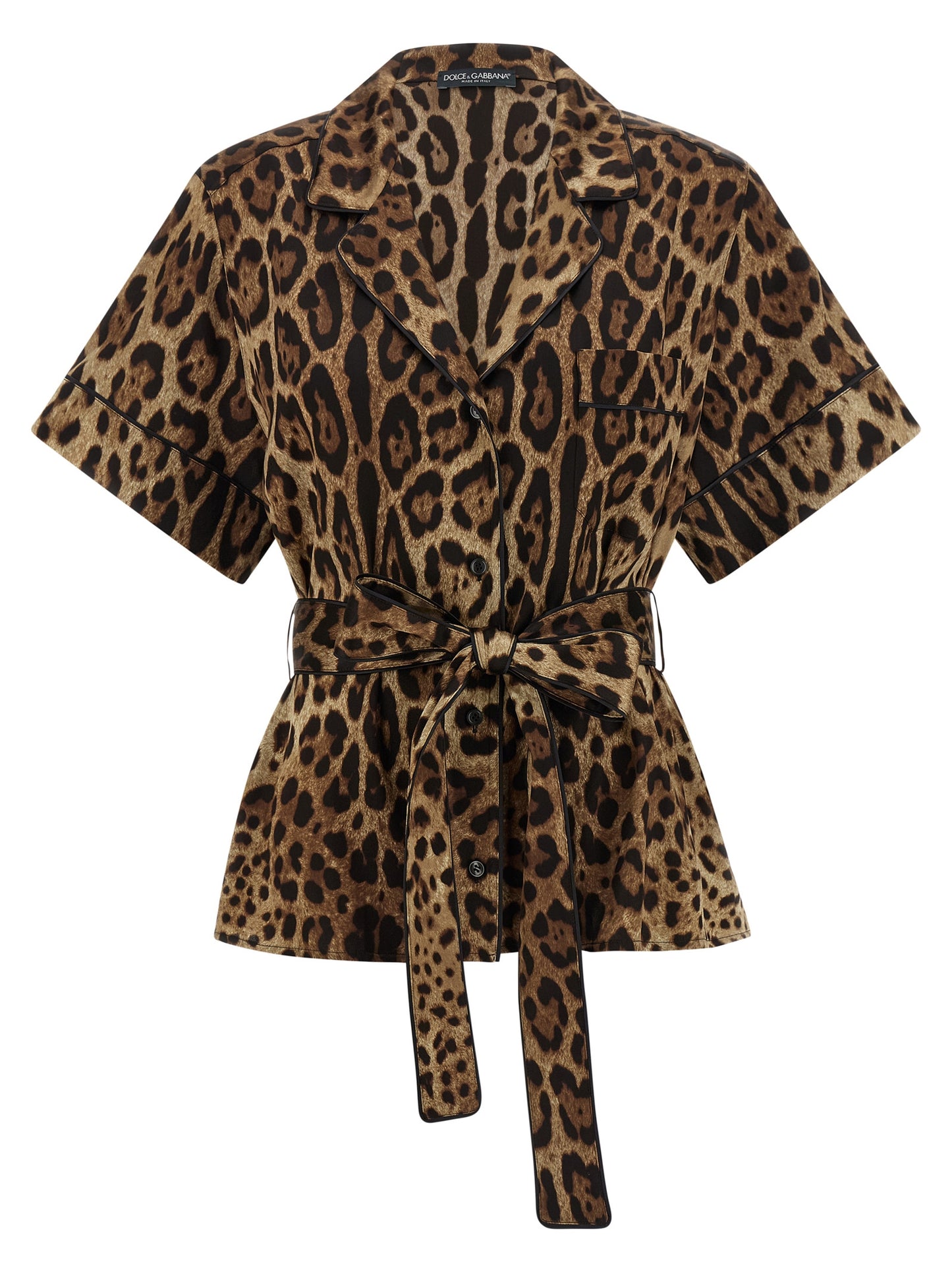 Dolce & Gabbana Braune Seidenbluse