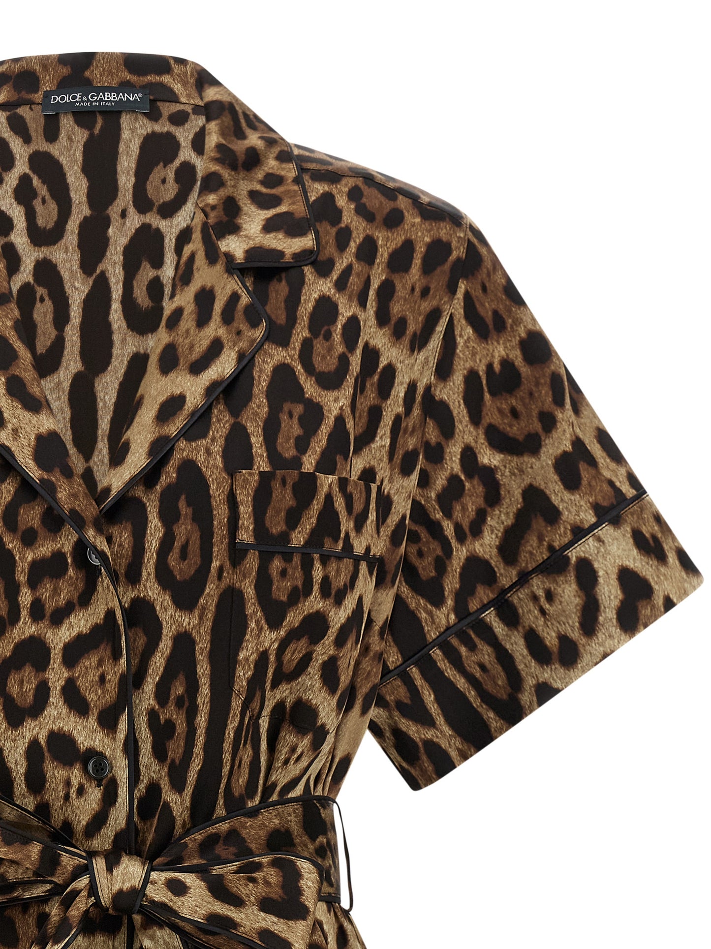 Dolce & Gabbana Braune Seidenbluse