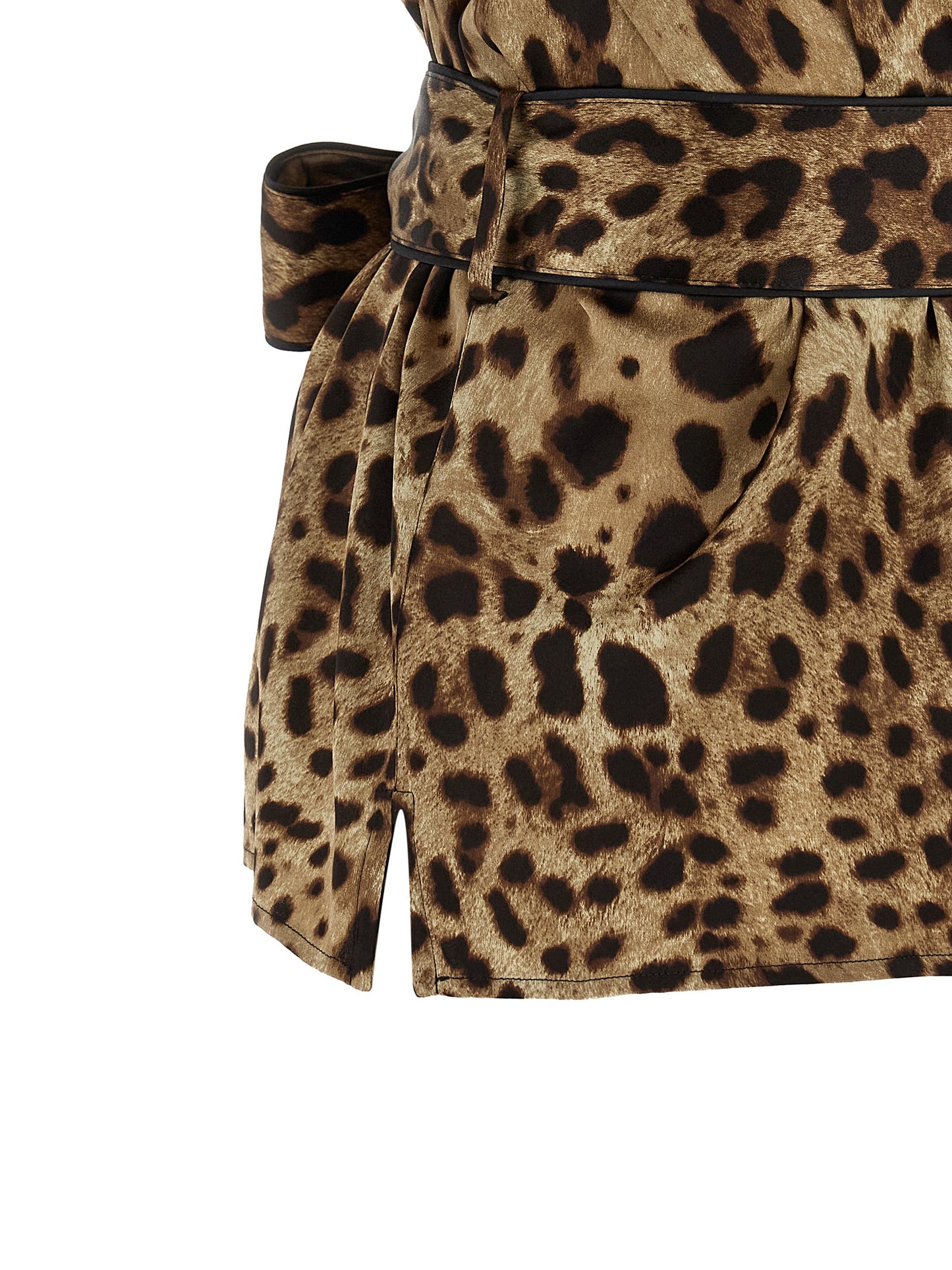 Dolce & Gabbana Braune Seidenbluse