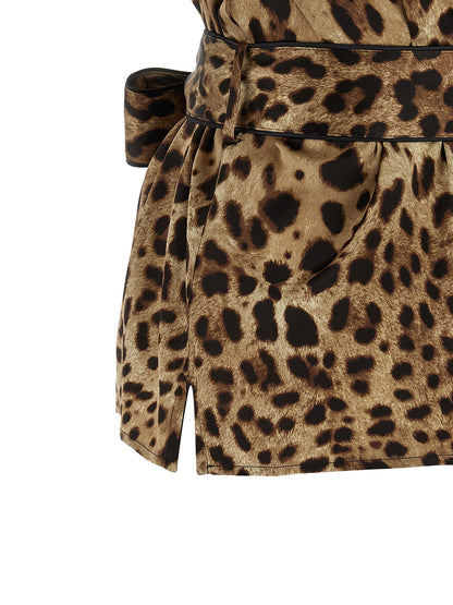 Dolce & Gabbana Braune Seidenbluse