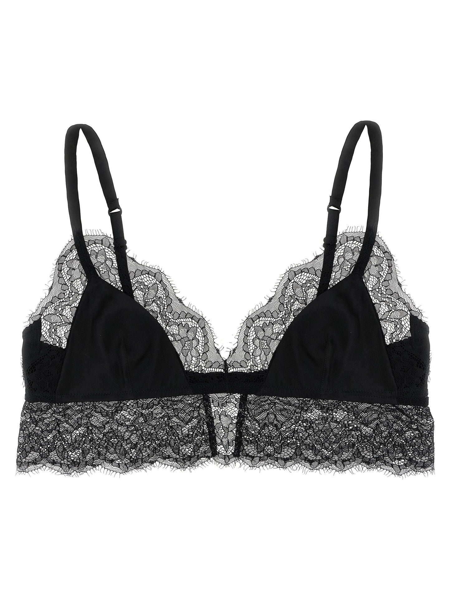 Dolce & Gabbana Schwarzer Seiden-BH