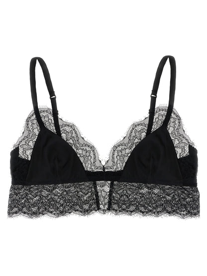 Dolce & Gabbana Schwarzer Seiden-BH