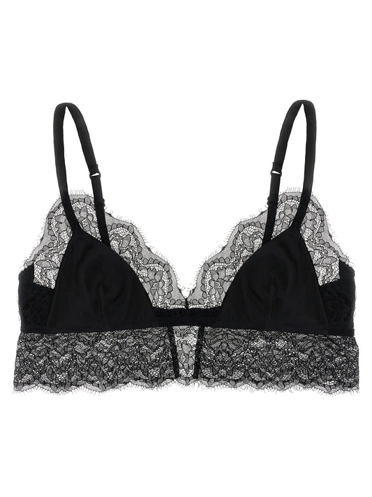 Dolce & Gabbana Schwarzer Seiden-BH