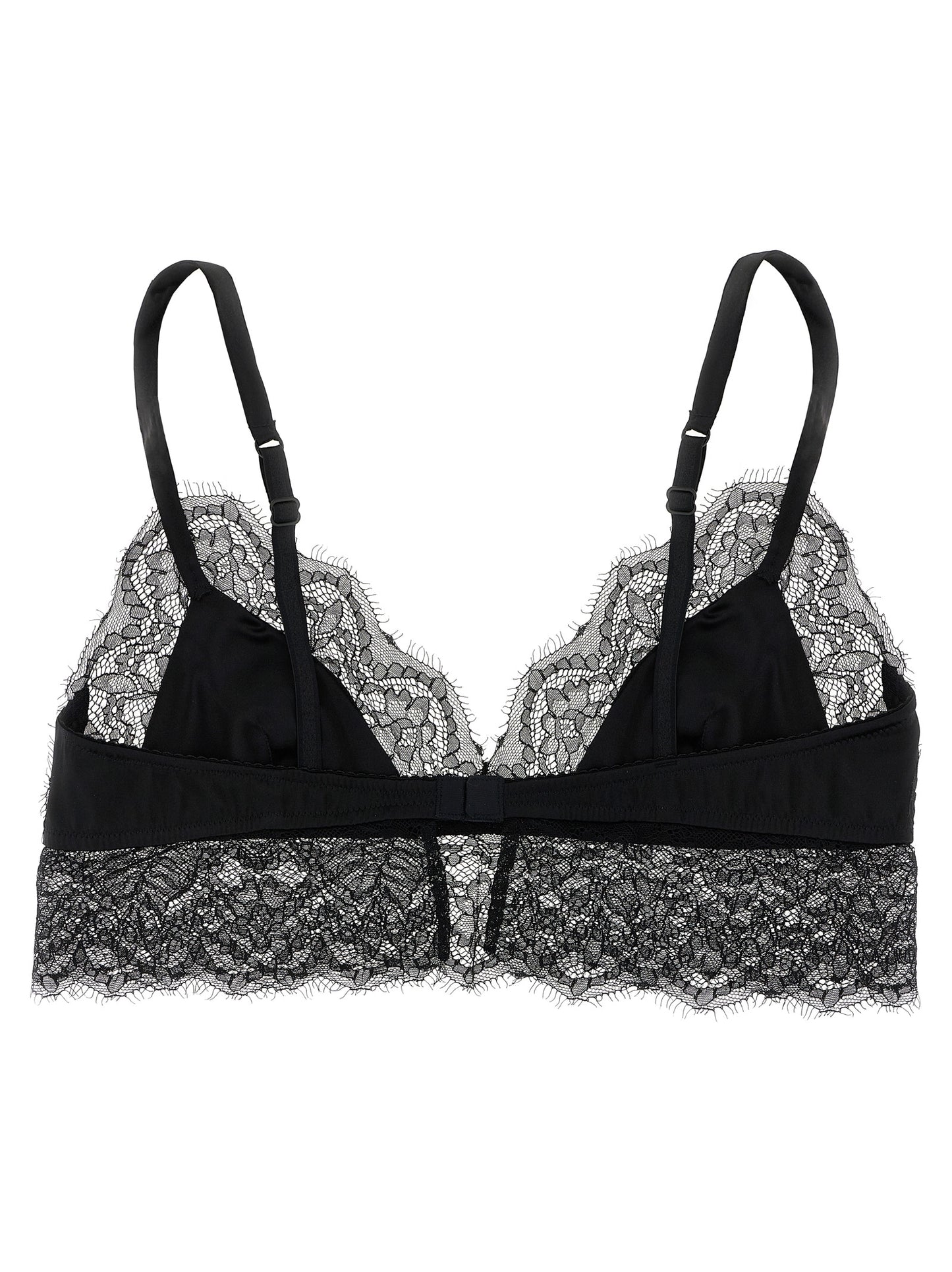 Dolce & Gabbana Schwarzer Seiden-BH