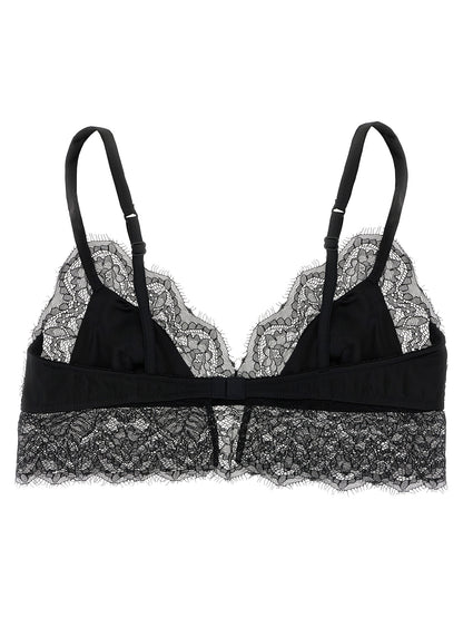 Dolce & Gabbana Schwarzer Seiden-BH