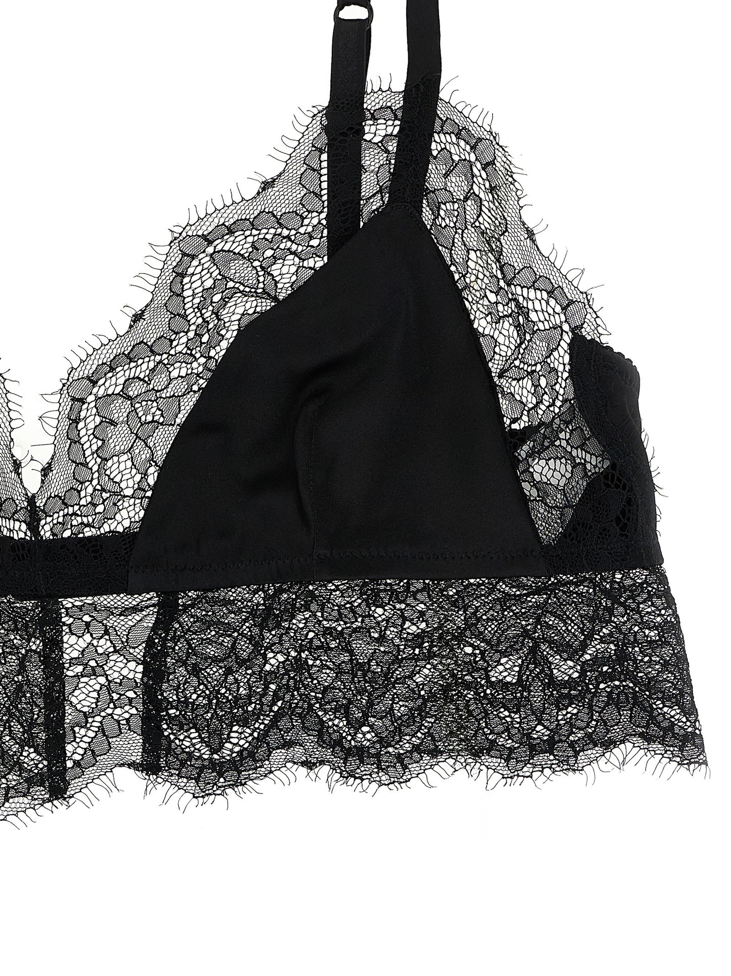 Dolce & Gabbana Schwarzer Seiden-BH