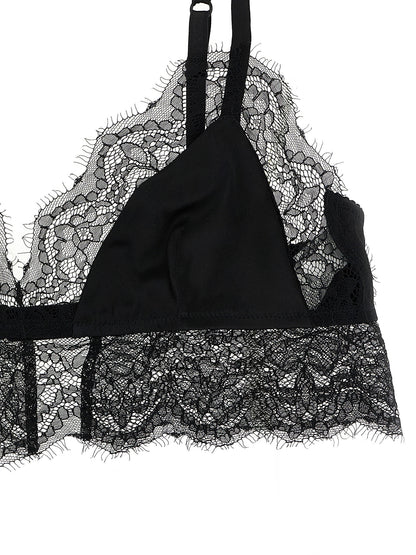 Dolce & Gabbana Schwarzer Seiden-BH