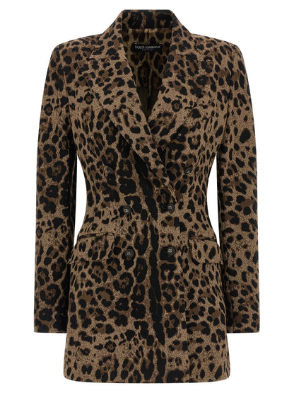Dolce & Gabbana Brauner Viskose-Blazer