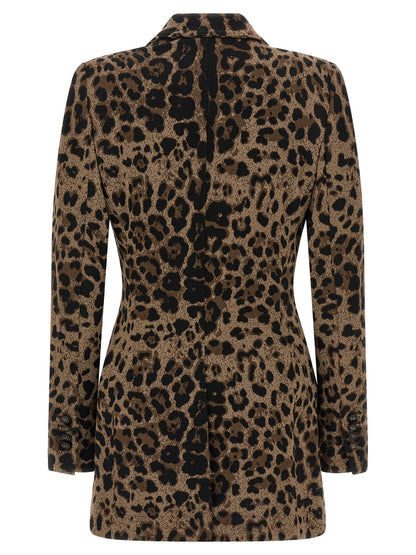 Dolce & Gabbana Brauner Viskose-Blazer