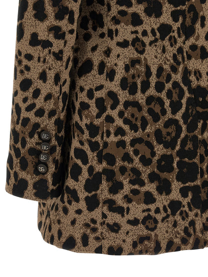 Dolce & Gabbana Brauner Viskose-Blazer