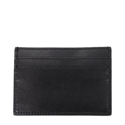 Versace Schwarzer Kartenhalter aus Leder