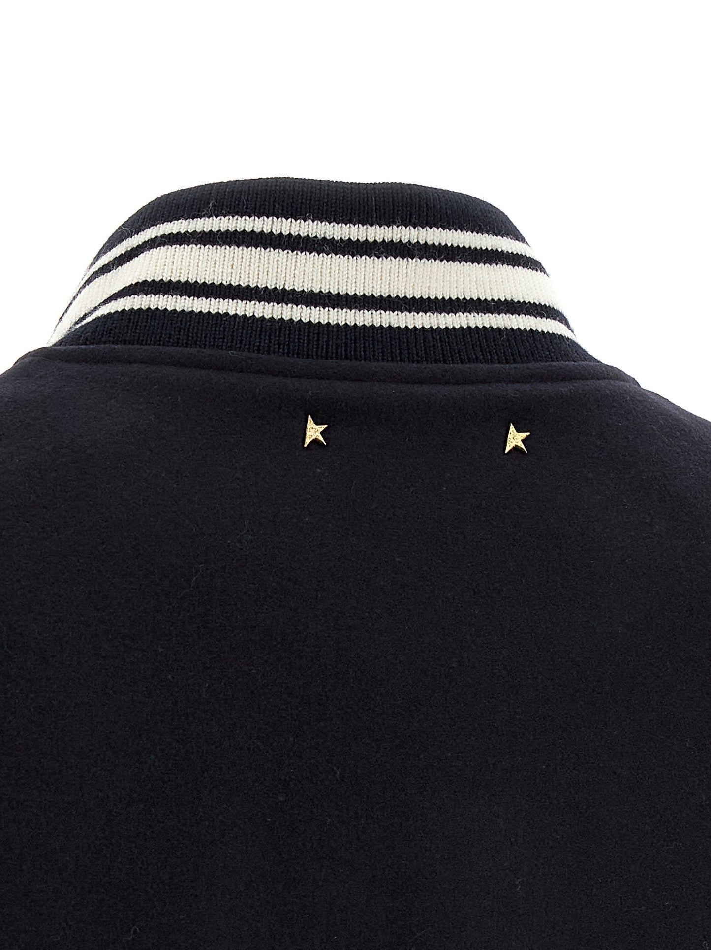 Golden Goose Blauer Bomber aus reiner Schurwolle