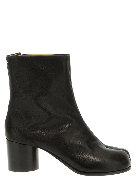 Maison Margiela Schwarze Ankle Boots aus Nappa-Leder / Kalbsleder