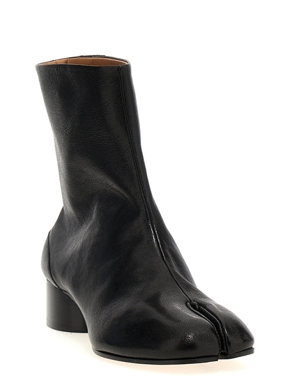 Maison Margiela Schwarze Stiefeletten aus Lammleder
