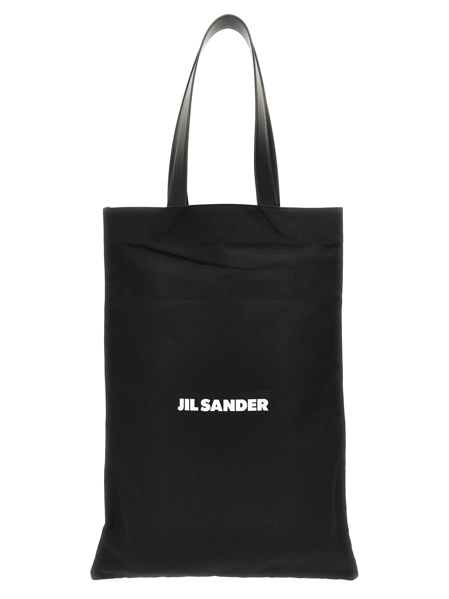 Jil Sander Schwarze Baumwolltasche