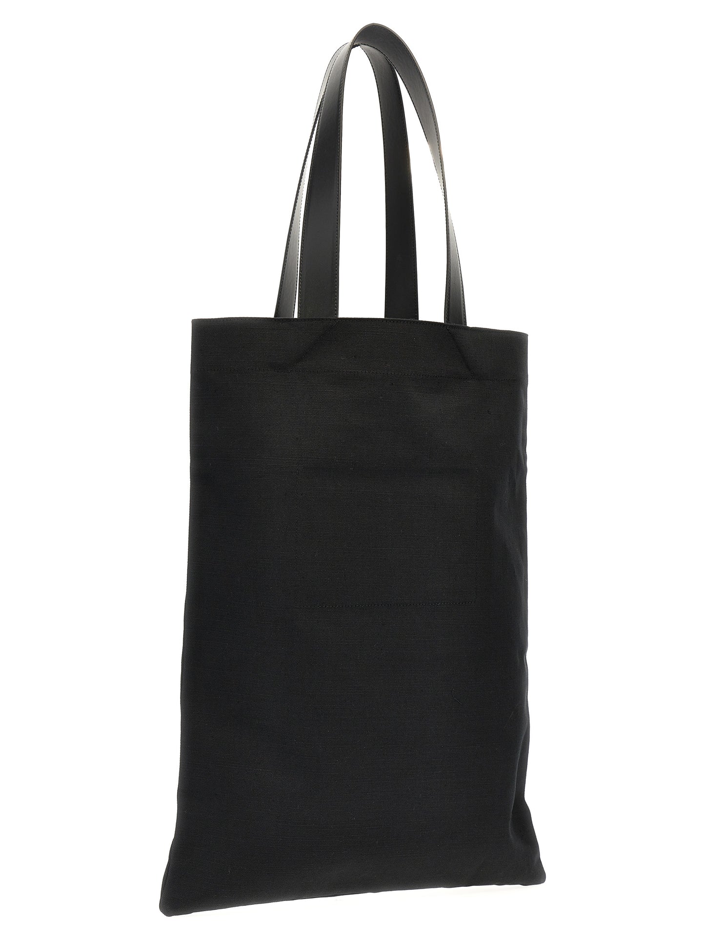 Jil Sander Schwarze Baumwolltasche
