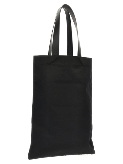 Jil Sander Schwarze Baumwolltasche