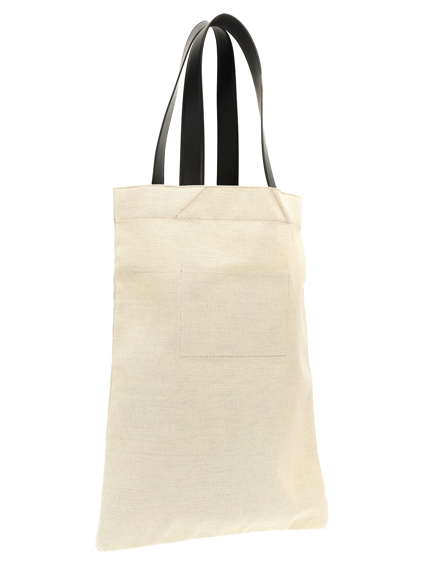 Jil Sander Zweifarbige Baumwolltasche