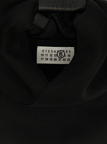MM6 Maison Margiela Schwarze Schultertasche aus Polyester