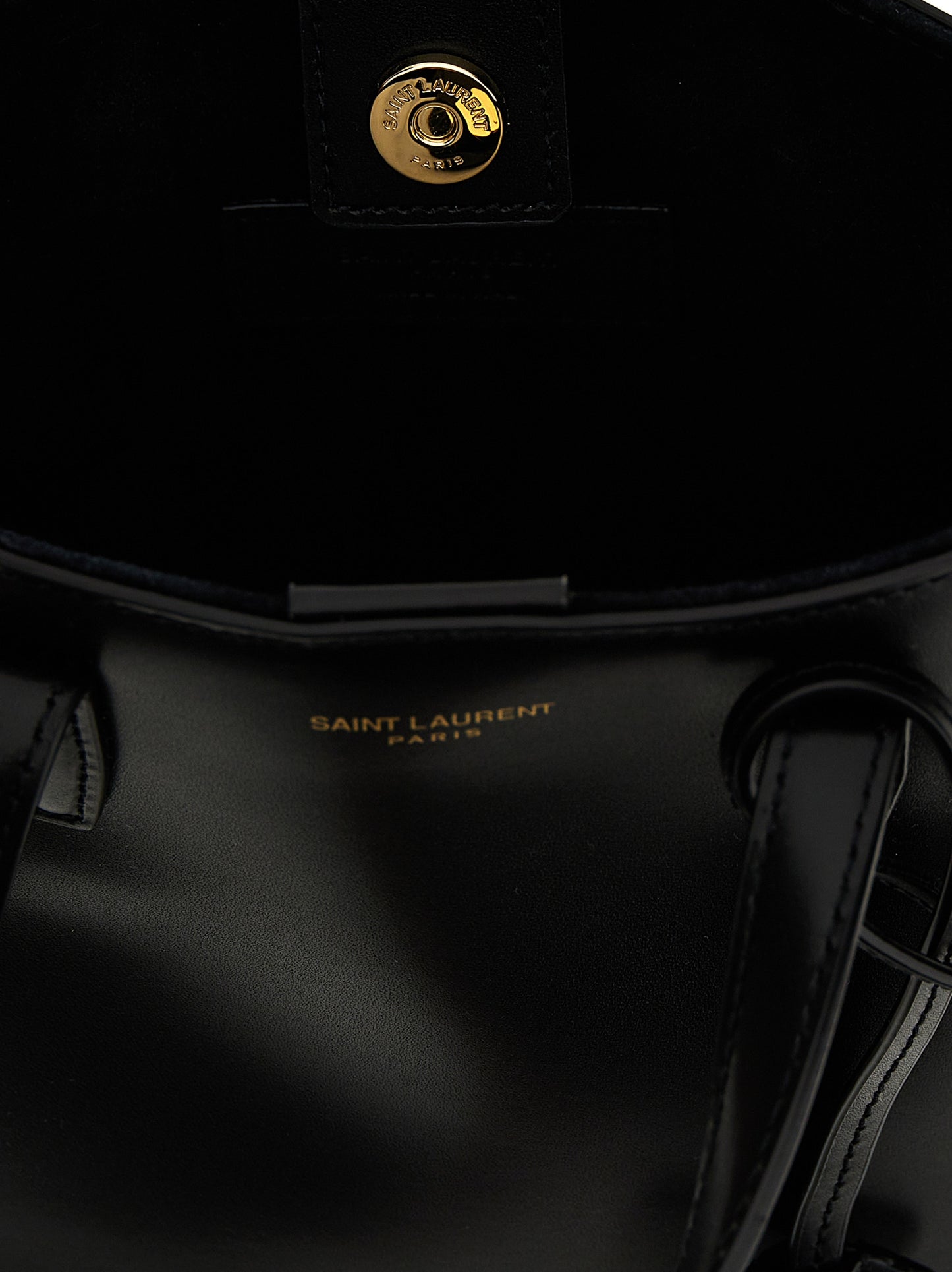 Saint Laurent Schwarze Kalbsleder-Tasche