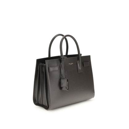 Saint Laurent Graue Kalbsleder Bos Taurus Schultertasche