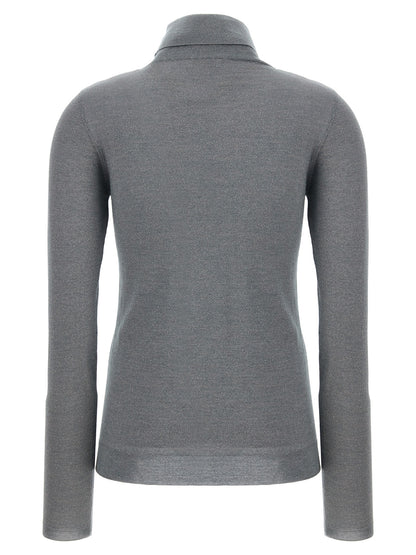 Brunello Cucinelli Grauer Kaschmir-Strickjacke