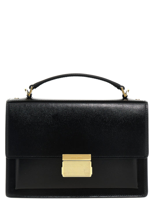 Golden Goose Schwarze Kalbsleder-Handtasche