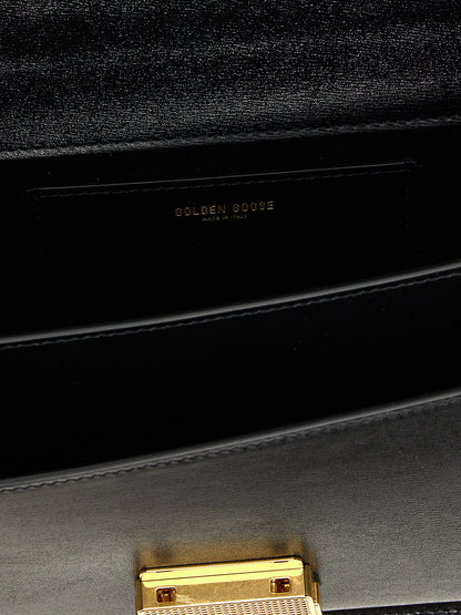 Golden Goose Schwarze Kalbsleder-Handtasche