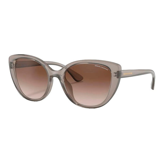 Armani Exchange Braune Spritzguss-Sonnenbrille