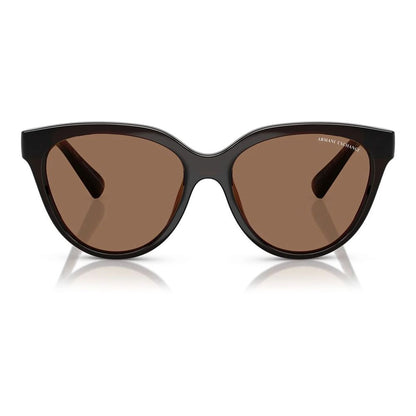 Armani Exchange Braune Spritzguss-Sonnenbrille