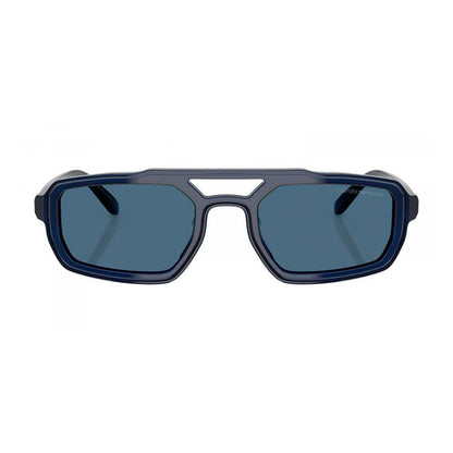 Emporio Armani Blaue Sonnenbrille aus Acetat