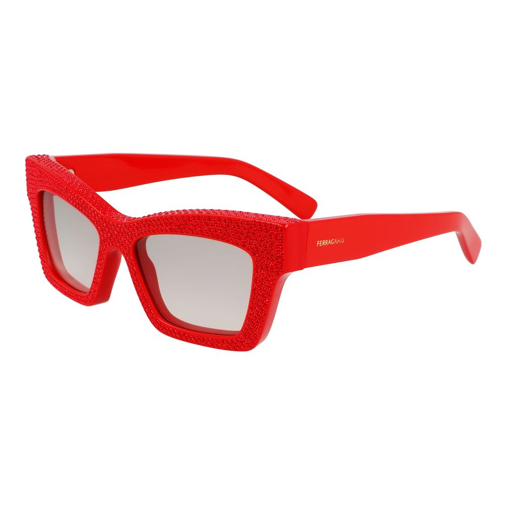 Ferragamo Sonnenbrille aus mehrfarbigem Acetat