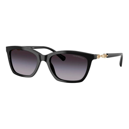 Emporio Armani Schwarze Sonnenbrille aus Acetat