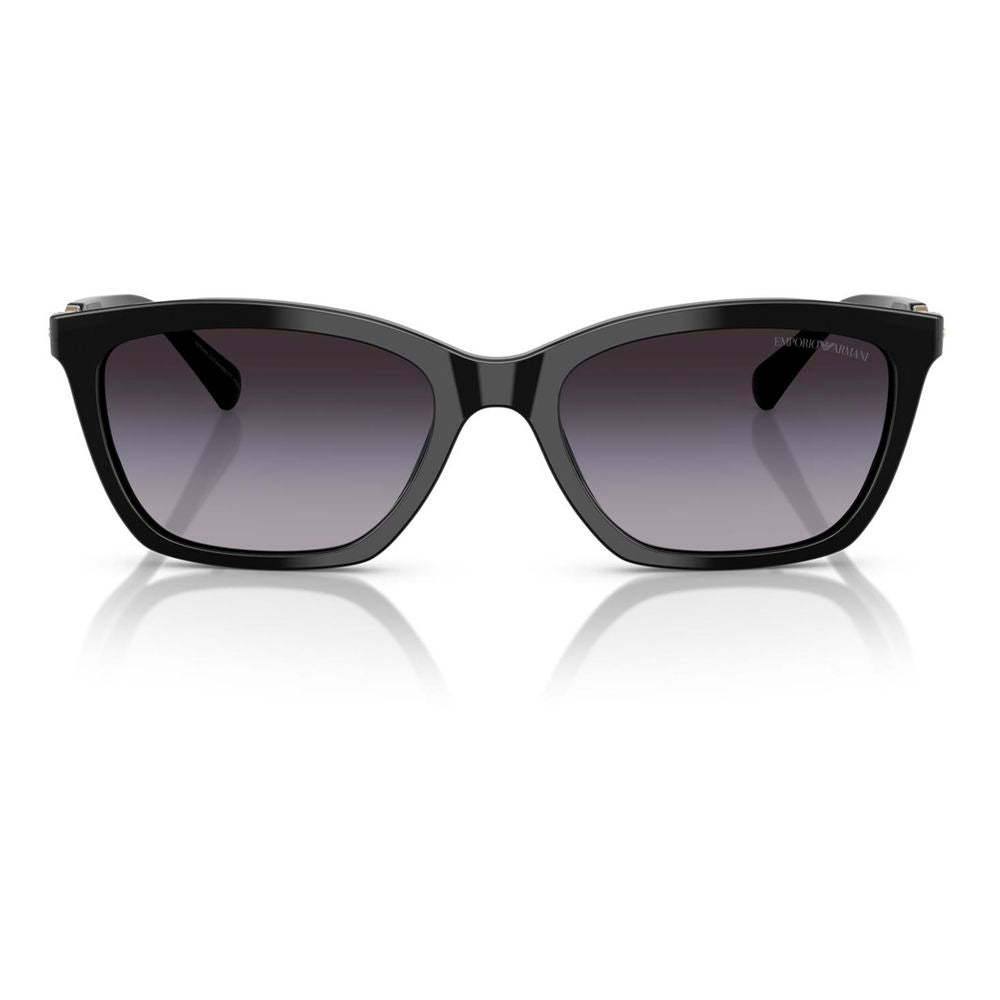 Emporio Armani Schwarze Sonnenbrille aus Acetat