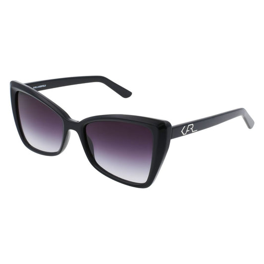 Karl Lagerfeld Schwarze Sonnenbrille aus injected Material