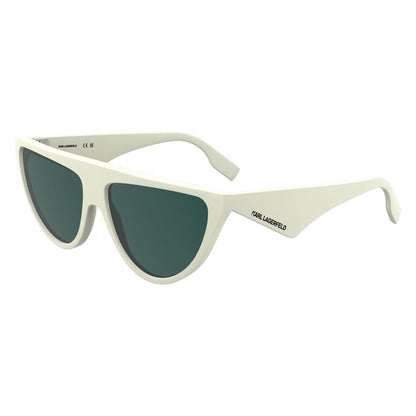 Karl Lagerfeld Weiße Sonnenbrille aus injected Material
