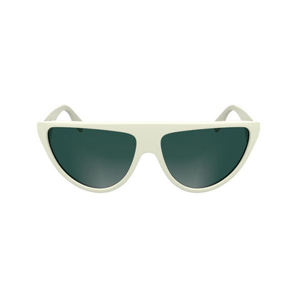 Karl Lagerfeld Weiße Sonnenbrille aus injected Material