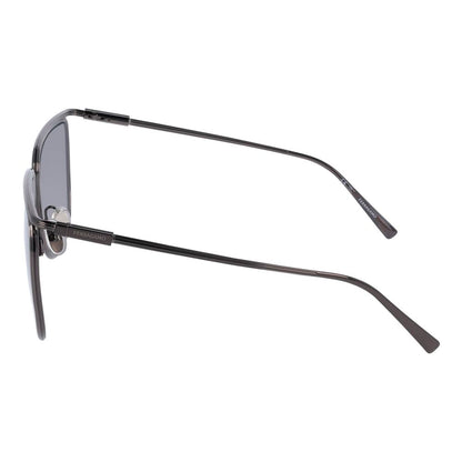 Ferragamo Graue Sonnenbrille aus Metall