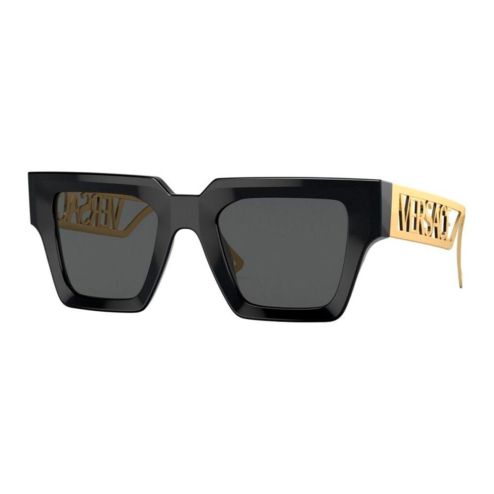 Versace Schwarze Sonnenbrille aus Acetat