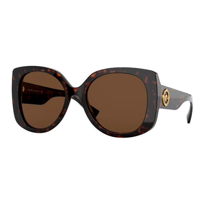 Versace Braune Sonnenbrille aus Acetat