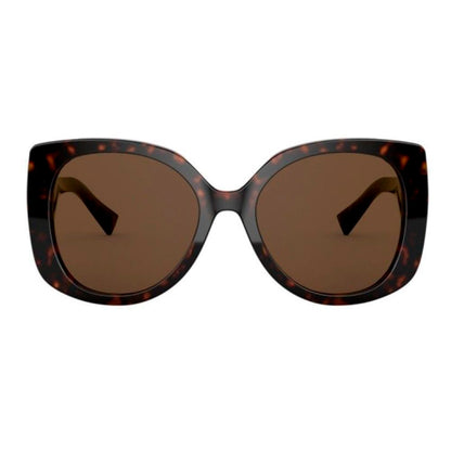 Versace Braune Sonnenbrille aus Acetat