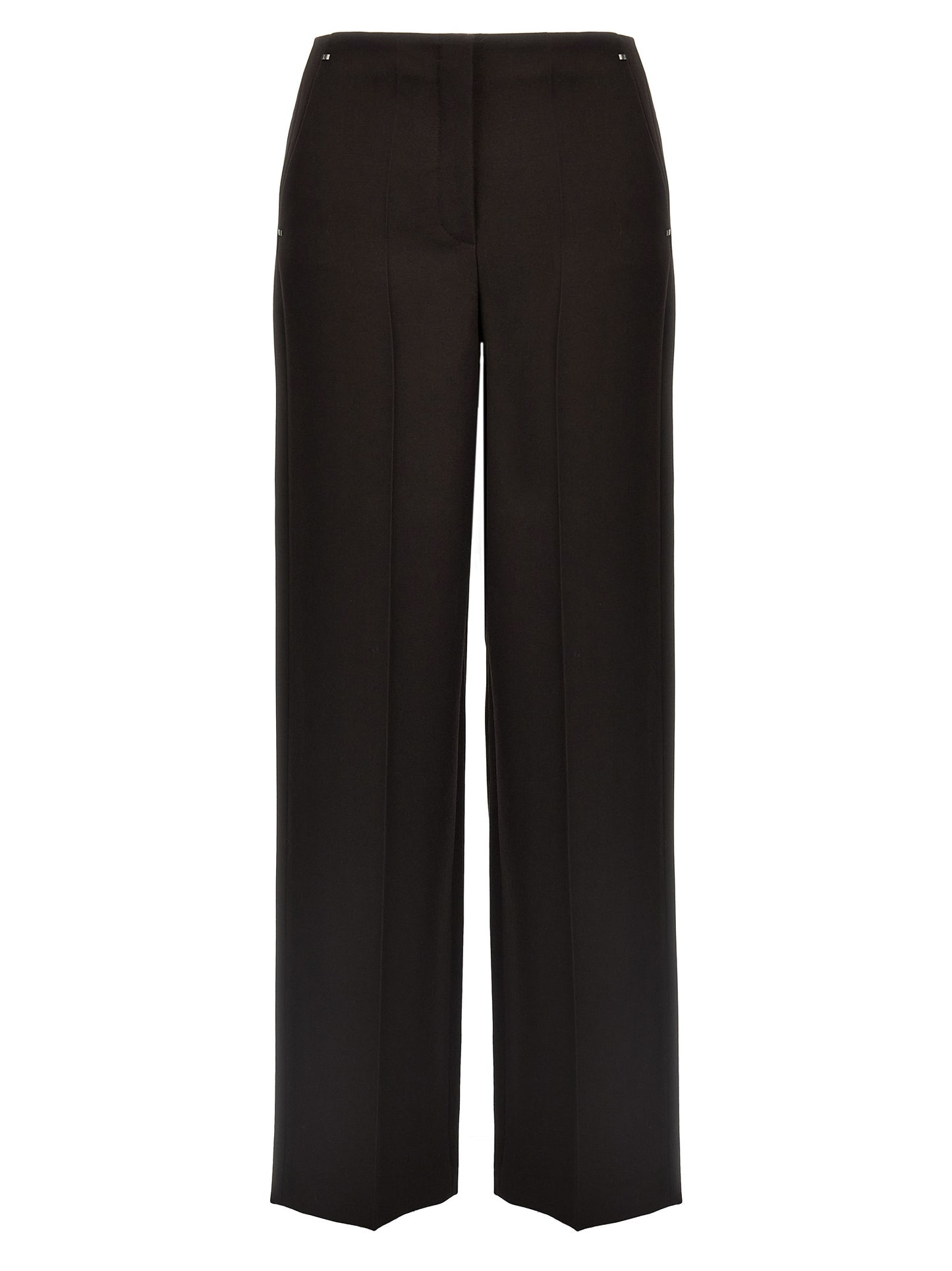 Fendi Lila Hose aus reiner Schurwolle