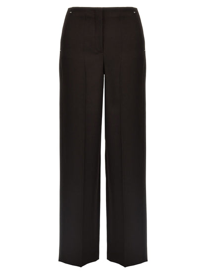 Fendi Lila Hose aus reiner Schurwolle
